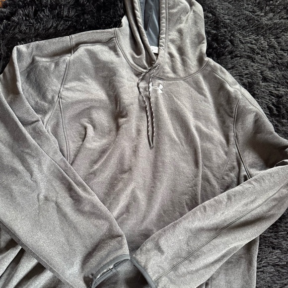 Under Armour Light Grey Performance Hoodie - Picture 2 of 3